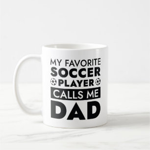 Min favoritfotbollsspelare ringer mig Pappa Kaffemugg