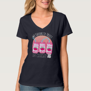 Min favoritfrukt är Strawberry Soda Japanska Aest T Shirt