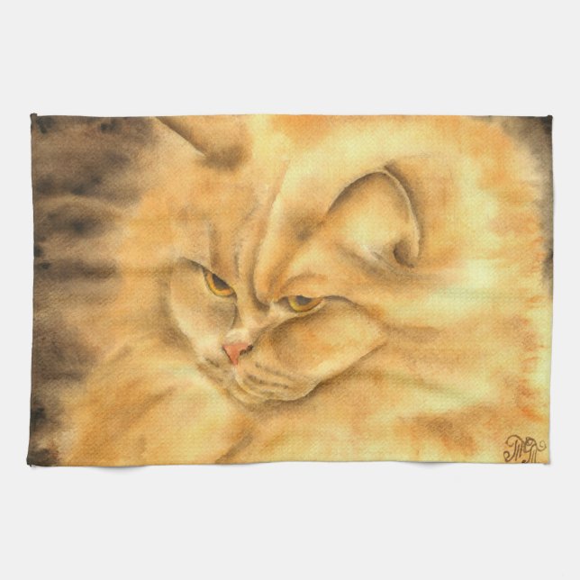 Min favoritgingerkatt kökshandduk (Horisontell)