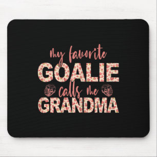 Min favoritgoalie kallar mig Grandma Hockey Goalie Musmatta