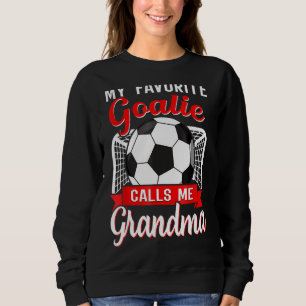 Min favoritgoalie kallar mig "Grandma Soccer Playe T Shirt