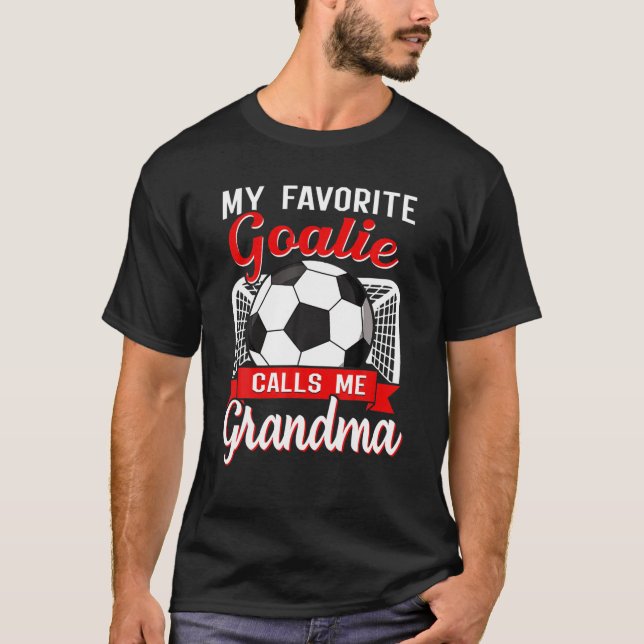 Min favoritgoalie kallar mig mormavälde t shirt (Framsida)