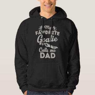 Min favoritgoalie kallar mig Pappa-sajerdagen Hoodie