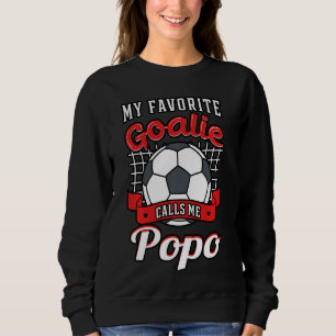Min favoritgoalie kallar mig Popo-fotbollsspelare T Shirt