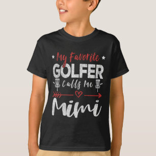 Min favoritgolfer kallar mig Mimi Disc Golf Frisbe T Shirt