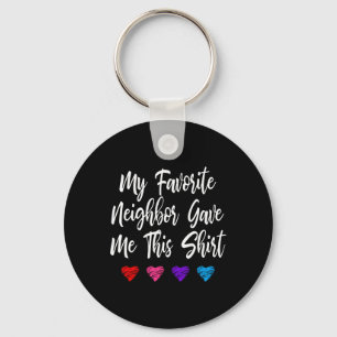 Min favoritgranne gav mig den här Roligten Nyckelring