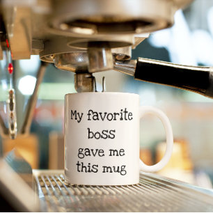 Min favoritgrupp Chef gav mig Mugg arbetsgåva