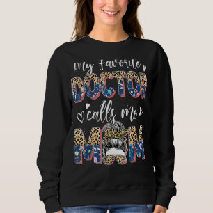 Min favoritgrupp Doktor anropar Mamma Leopard Mess T Shirt