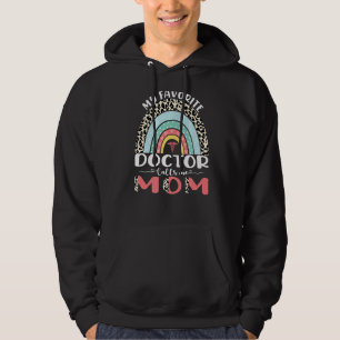 Min favoritgrupp Doktor kallar mig Mamma Cute Mamm Hoodie
