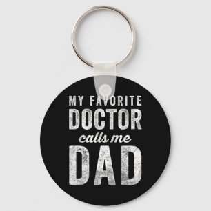 Min favoritgrupp Doktor kallar mig Pappa Fars dag  Nyckelring