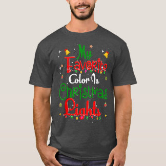 Min favoritgrupp Färg är jul Ljus Kids Boy Wom T Shirt