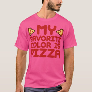 Min favoritgrupp Färg är Pizza T Shirt