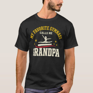 Min Favoritgymnast Kallar Mig Farfar T-Shirt