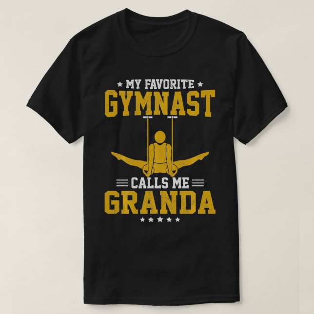 Min favoritgymnast kallar mig Granda 1 T Shirt (Design framsida)