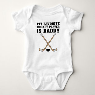 Min favorithockey Player är pappa Brown Sticks T Shirt