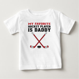 Min favorithockey Player är pappa Red Sticks T Shirt