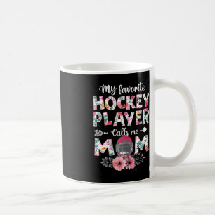Min favorithockey Player kallar mig Mamma Hockey M Kaffemugg