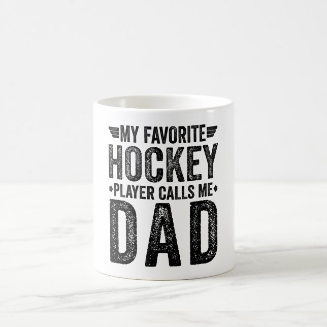 Min favorithockey Player ringer mig Pappa Kaffemugg (Center)