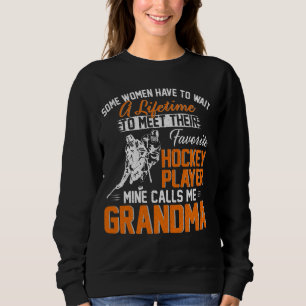 Min favorithockey-spelare kallar mig Grandma Gift T Shirt