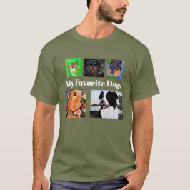Min favoritHundar Skapar din egen 5-ställe T Shirt