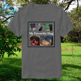 Min favoritHundar Skapar din egen 6-ställes T-Shir T Shirt