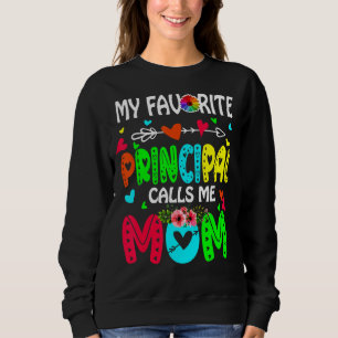 Min favorithuvudman kallar mig Mamma Cute Flowers T Shirt