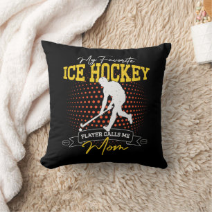 Min Favoritishockeyspelare Kallar Mig Mamma Roligt Kudde