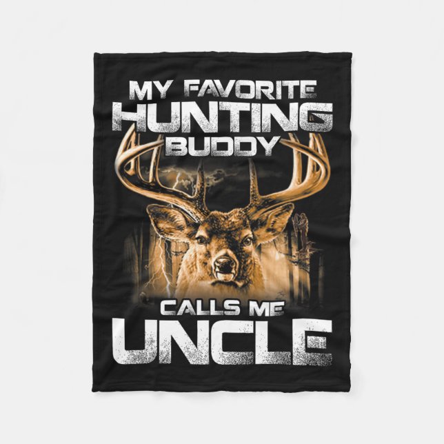 Min favoritjakt på Buddy kallar mig farbror Fleecefilt (Framsidan)