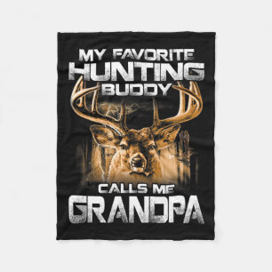 Min favoritjakt på Buddy kallar mig morfar Fleecefilt