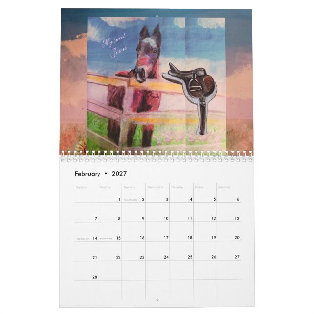 Min favoritkalender kalender (Feb 2027)