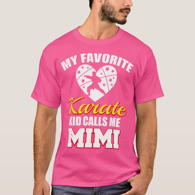 Min favoritKarate kallar mig Mimi Funny Karate Mim T Shirt (Framsida)