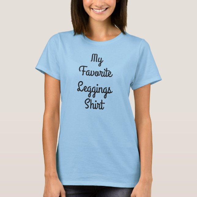 Min favoritlaggings-skirt tee shirt (Framsida)