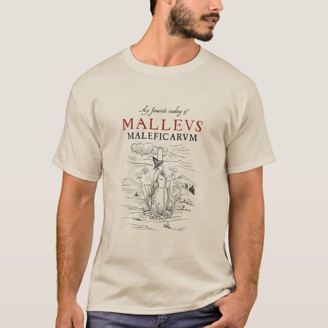 Min favoritläsning är Malleus Maleficarum T Shirt (Framsida)