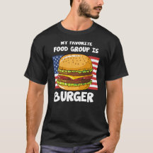 Min favoritlivsmedelsgrupp är Burger American Flag