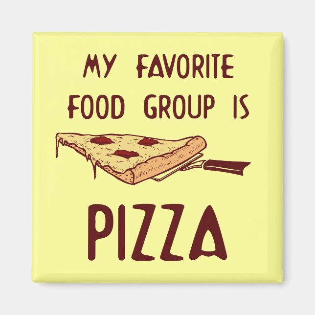 Min favoritlivsmedelsgrupp är Pizza Magnet (Framsidan)