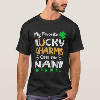 Min favoritlucky Charms kallar mig Nani Funny St P T Shirt