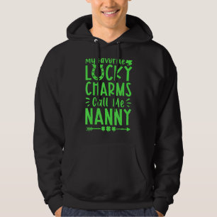Min favoritlucky Charms kallar mig Nanny Patrick Hoodie