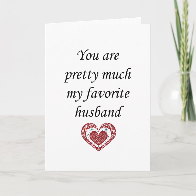 Min Favoritmake Valentine Kort (Framsida)