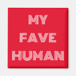 Min Favoritmänniska Retro Magnet