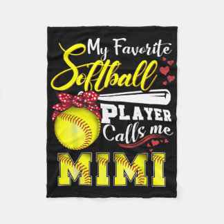 Min favoritmjukvarupspelare kallar mig Mimi Tee Mo Fleecefilt