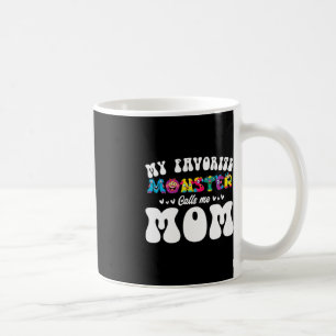 Min favoritmonster kallar mig Mamma Roligt Mor Hal Kaffemugg