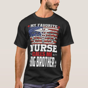 Min favoritnäsa kallar mig BIG BROTHER Fars dag T Shirt