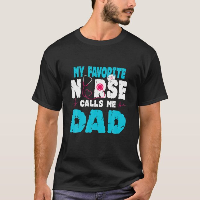 Min favoritnäsa kallar mig Pappa Fars dag 2021 F T Shirt (Framsida)