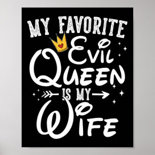 Min favoritondskefulldrottning är min fru Hallowee Poster