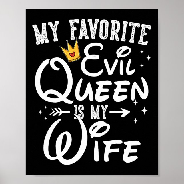 Min favoritondskefulldrottning är min fru Hallowee Poster (Framsidan)