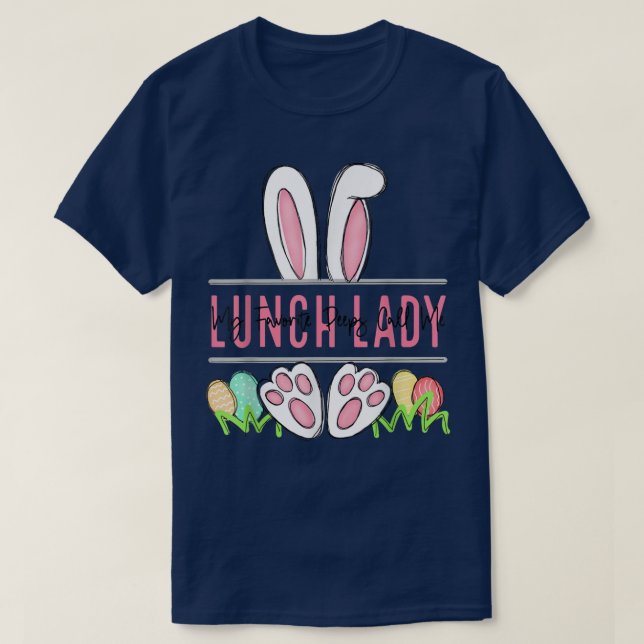 Min favoritPeep Ring mig Lunch Dam Glad påsk D T Shirt (Design framsida)