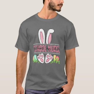 Min favoritPeep Ring mig School Nurse Glad påsk T Shirt
