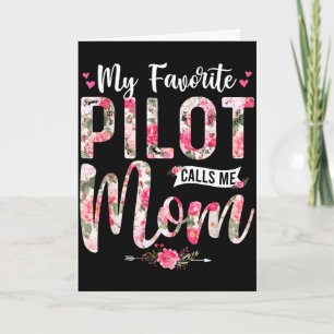 Min favoritpilot ringer mig mamma glad mors dag M Kort