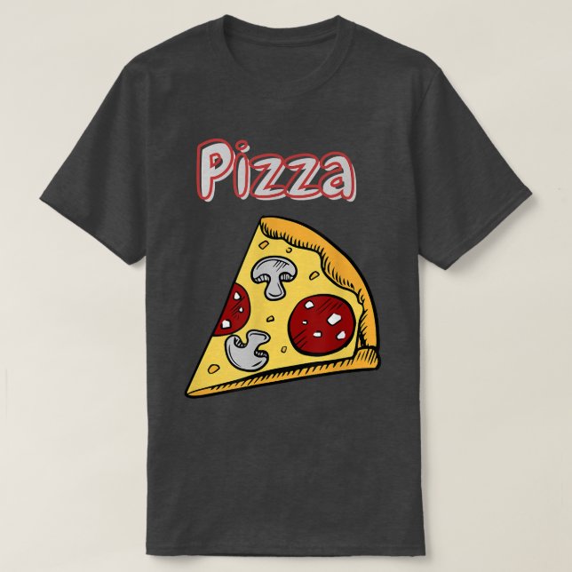 Min favoritpizza Älskare mer segment, Underbart o T Shirt (Design framsida)