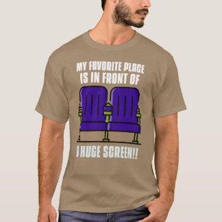 MIN FAVORITPLATS ÄR FRAMFÖR EN JÄTTE SKÄRM pojke T Shirt